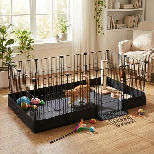Pet rabbit run play pen - rabbit, guinea