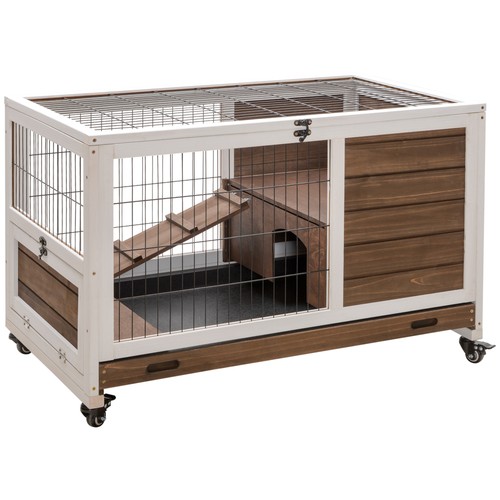 Pawhut rabbit cages - pawhut, cages,