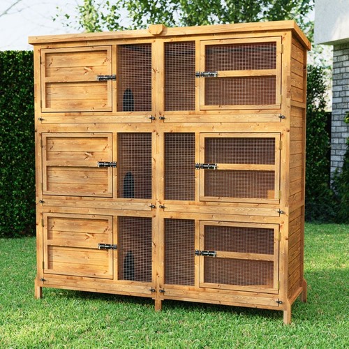 6ft three tier rabbit guinea - rabbit,