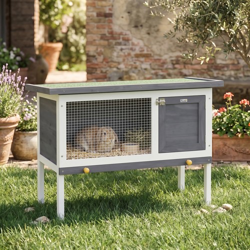 Wooden rabbit hutch guinea - rabbit, hutch,