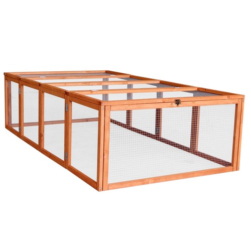 Wooden rabbit run guinea pig - rabbit,