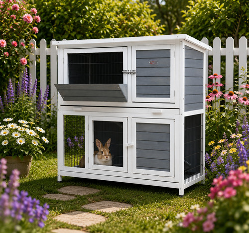 Rabbit hutch hutches run - hutch,