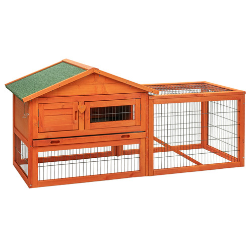 Kct 5ft wooden rabbit - wooden, hutch