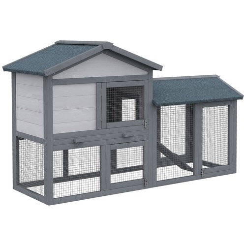 Pawhut rabbit hutch - pawhut, guinea