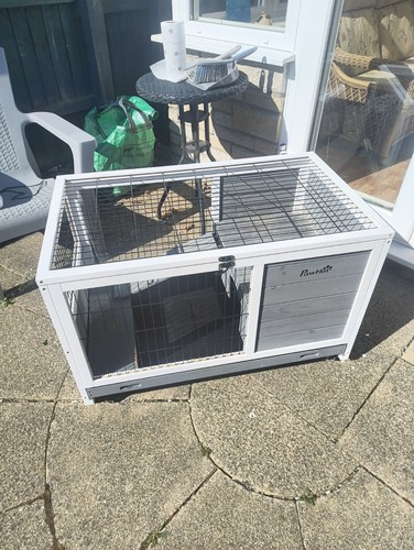 Pawhut rabbit cages - rabbit, cages,