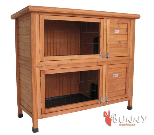Rabbit hutch hutches deluxe - rabbit,