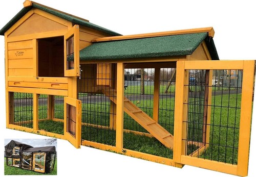 5ft outdoor rabbit hutch - 5ft,