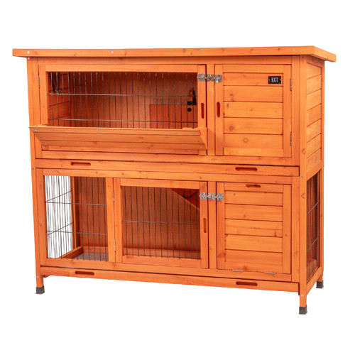 4ft large rabbit hutch and - 4ft, run