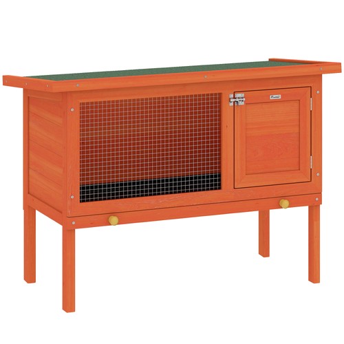 Pawhut rabbit hutch guinea - pawhut, hutch,